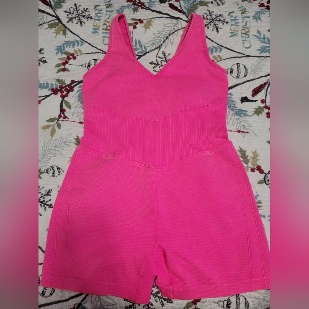 JoyLab Hot Pink Sleeveless Romper